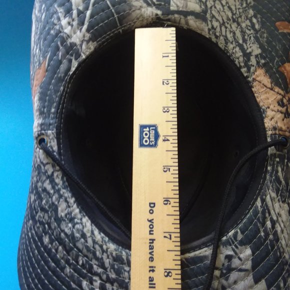 Bucket Hat Camo Hunting Fishing Side Snap Boonie Cap Drawstring Outdoor Mossy - Picture 9 of 10